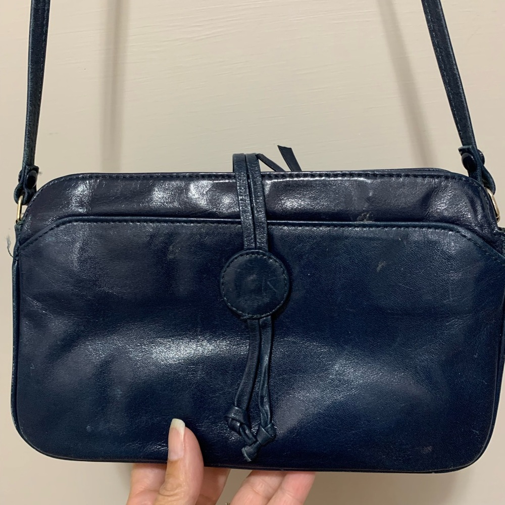 Vintage Pappagallo Navy Crossbody Bag